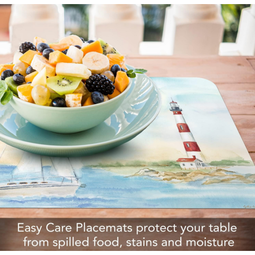 CounterArt Placemat Reversible Lighthouse Scene