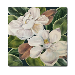 Thirstystone Coasters Coaster Absorbent Magnolia Blossoms Set of 4