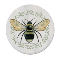 Coaster Absorbent Round Summer Buzz Set of 4