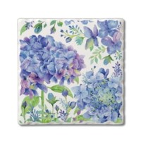 Coaster Absorbent Beautiful Hydrangea Set of 4