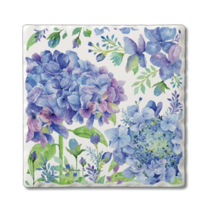 Thirstystone Coasters Coaster Absorbent Beautiful Hydrangea Set of 4