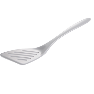 Hutzler Angled Slotted Spatula White