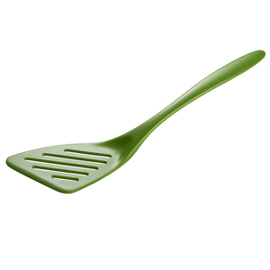 Hutzler Angled Slotted Spatula Green