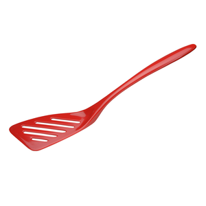 Hutzler Angled Slotted Spatula Red