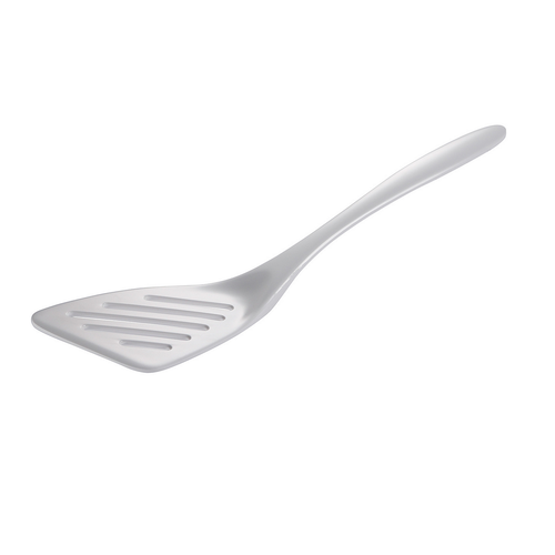 Hutzler Angled Slotted Spatula White