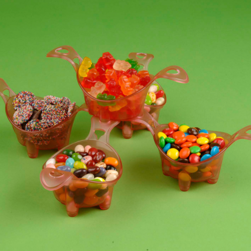 Hutzler Cupcake Stackers Set of 3 Clear