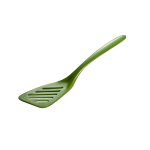 Hutzler Mini Angled Slotted Spatula Green
