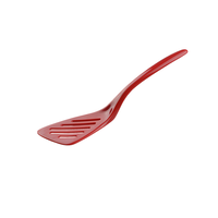 Mini Angled Slotted Spatula Red
