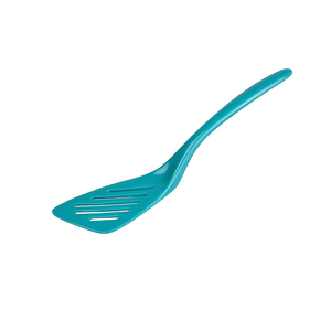 Hutzler Mini Angled Slotted Spatula Turquoise