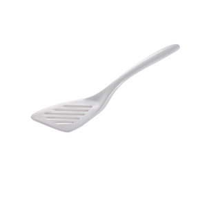 Hutzler Mini Angled Slotted Spatula White