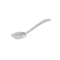 Mini Slotted Spoon White
