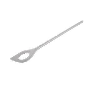 Hutzler Mixing Spoon Pointed with Hole White