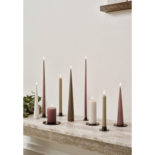 Ester & Erik Candle Plate Matte Black Ester & Erik Candle Plate Matte Black