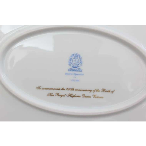 Herend Tea Set for Two Felicity Queen Victoria’s 200th Birthday Anniversary – Limited Edition