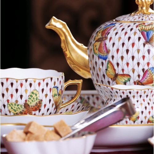 Herend Tea Set for Two Felicity Queen Victoria’s 200th Birthday Anniversary – Limited Edition
