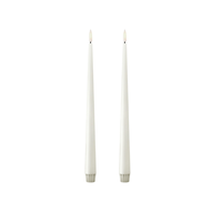 LED Taper Candle Set of 2 Silky