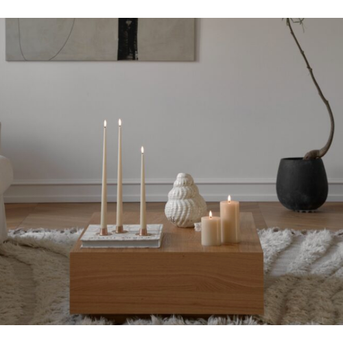 Ester & Erik LED Taper Candle Set of 2 Silky