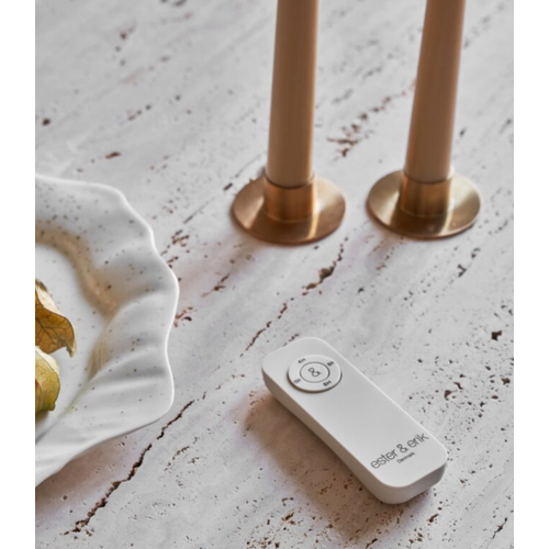 Ester & Erik LED Taper Candle Set of 2 Silky