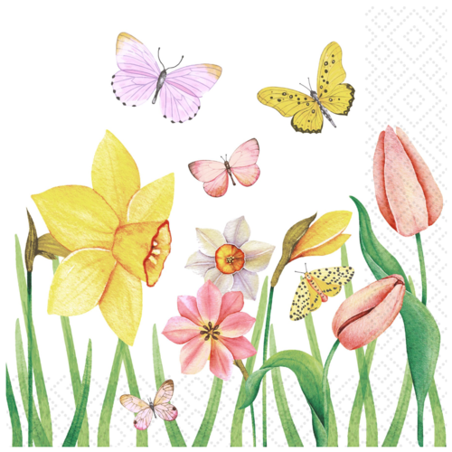 TWILIGHT Napkin Lunch Paper Butterfly Meadow