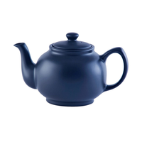 Teapot Matte Navy Blue 6 Cup