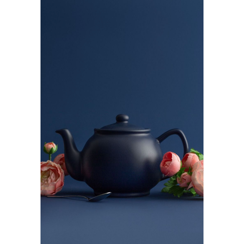 Price & Kensington Teapot Matte Navy Blue 6 Cup