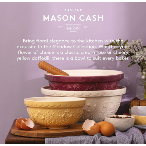 Mason Cash Mason Cash Mixing Bowl Rose Meadow 29cm Mason Cash Mason Cash Mixing Bowl Rose Meadow 29cm