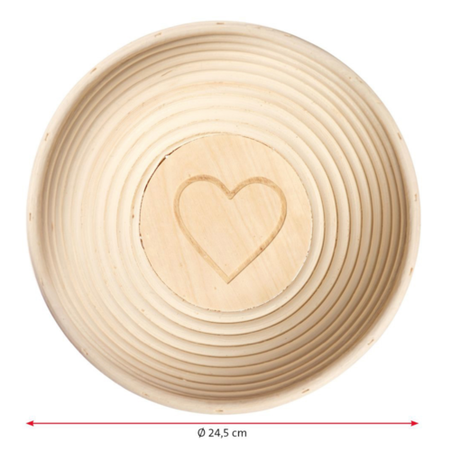 Westmark Banneton Round with Heart and Cover