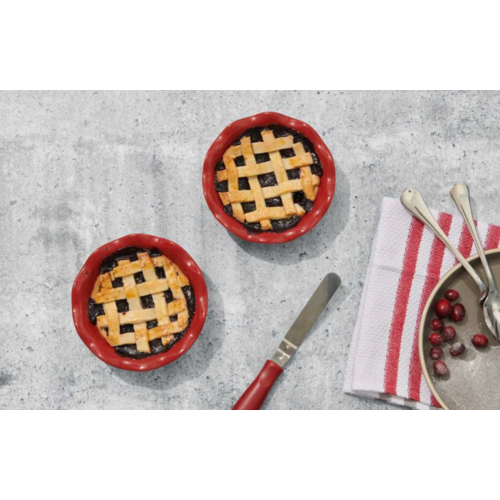 Emile Henry Emile Henry Individual Pie Dish Grand Cru Red Set of 2
