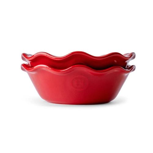 Emile Henry Emile Henry Individual Pie Dish Grand Cru Red Set of 2