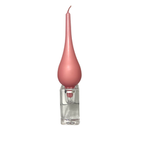 Drop Shaped Candle Pink Rose