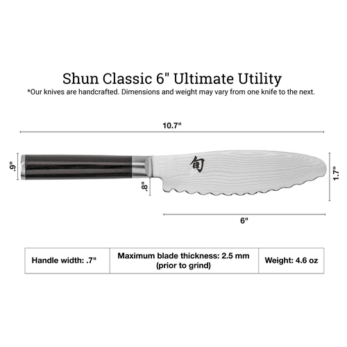 Shun SHUN Classic Ultimate Utility Knife 6"