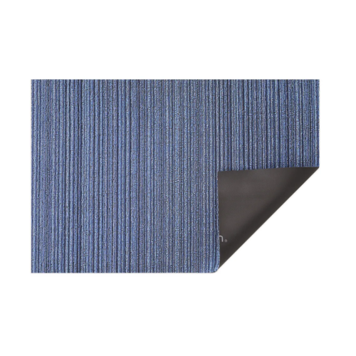 Chilewich Big Mat Skinny Stripe Shag Ocean