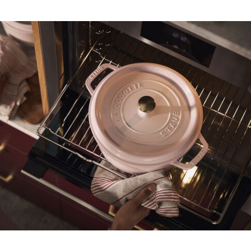 Staub Dutch Oven Round 4 Qt Pink Peony Staub