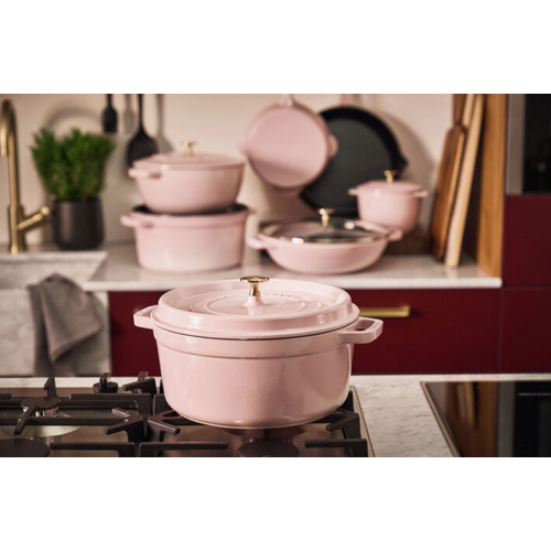 Staub Dutch Oven Round 4 Qt Pink Peony Staub