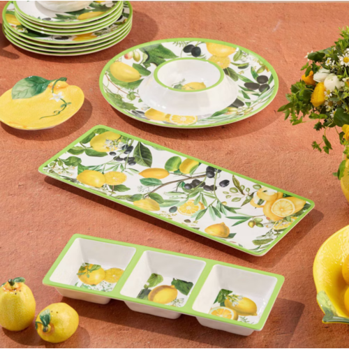 Certified International Rectangular Platter Limone