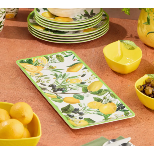 Certified International Rectangular Platter Limone