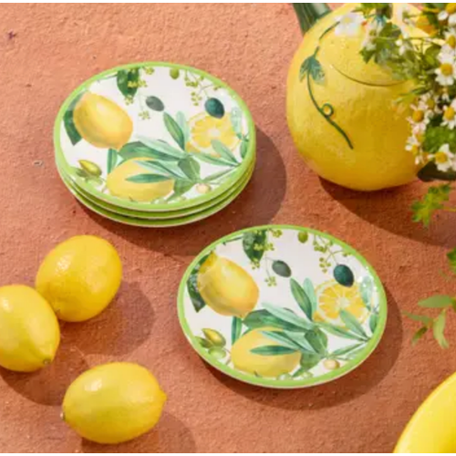 Certified International Canape Plate Limone