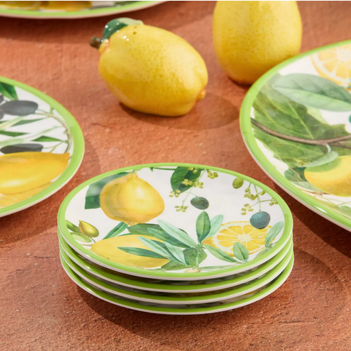 Certified International Canape Plate Limone