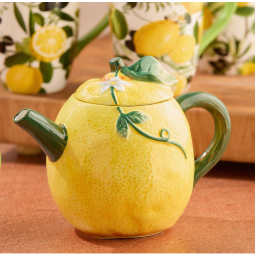 Certified International Lemon Teapot 3D