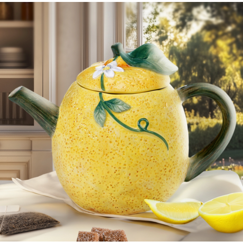 Certified International Lemon Teapot 3D