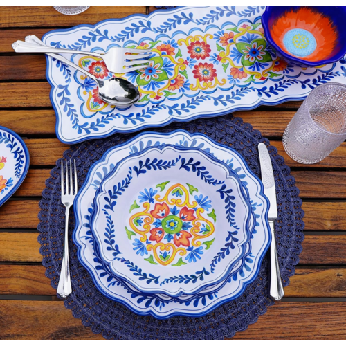Certified International Dinner Plate Flores