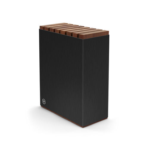 Wusthof Black Aluminum Knife Block with Wood Insert 7 Slot Wusthof Black Aluminum Knife Block with Wood Insert 7 Slot