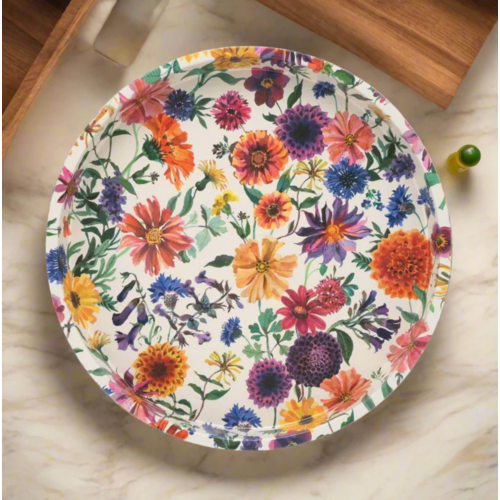 Emma Bridgewater Garden Flower Deepwell Round Tray