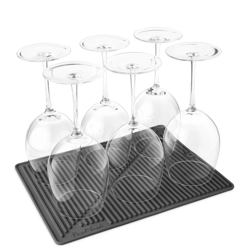 Final Touch Silicone Drying Mat Black