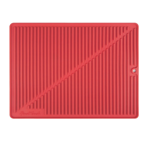Final Touch Silicone Drying Mat Red