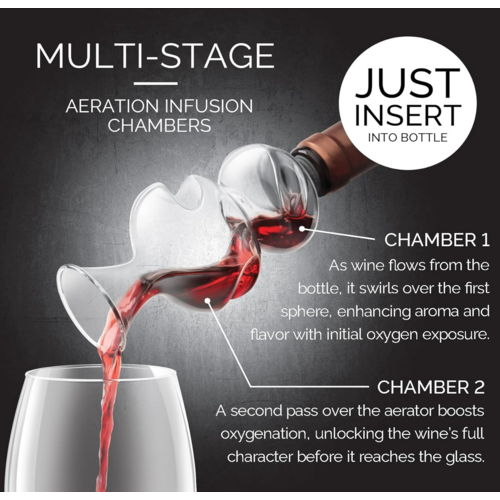 Final Touch On The Bottle Conundrum Wine Aerator