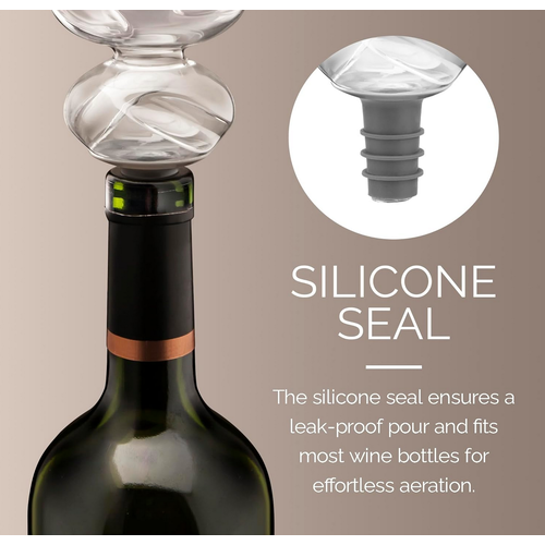Final Touch On The Bottle Conundrum Wine Aerator