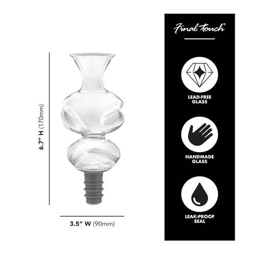 Final Touch On The Bottle Conundrum Wine Aerator