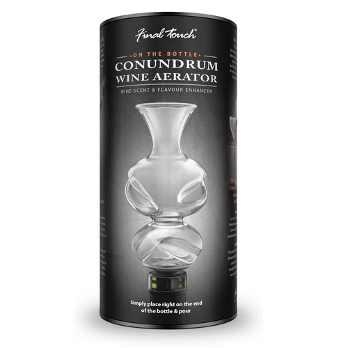 Final Touch On The Bottle Conundrum Wine Aerator