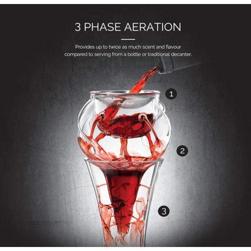 Final Touch Conundrum Aerator For Wine Decanters